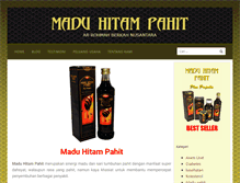 Tablet Screenshot of maduhitampahit.com